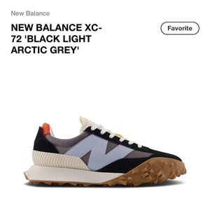 New Balance XC-72 Black Light Arctic Grey Athletic Shoes